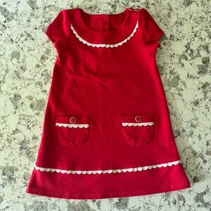 Gymboree Red Dress with White Accents